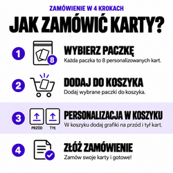Paczka Holo - 8 kart personalizowanych